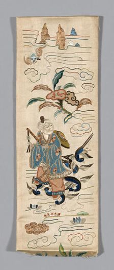 Sleeve band, China, Qing dynasty (1644-1911), 19th century. Creator: Unknown