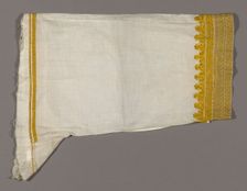 Sleeve End, Czech Republic, 19th century. Creator: Unknown