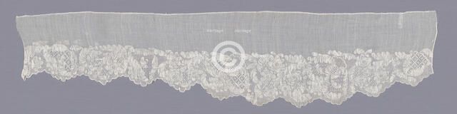 Sleeve Ruffle, France, Mid-18th century. Creator: Unknown.