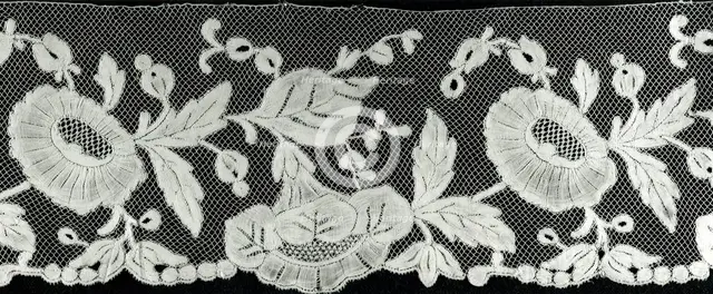 Sleeve Ruffle, Ghent, 1880s. Creator: Unknown.