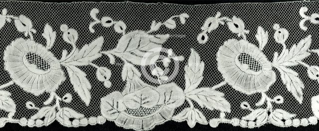 Sleeve Ruffle, Ghent, 1880s. Creator: Unknown.