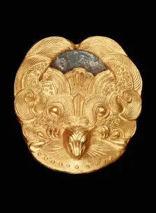 Sleeve-weight in the form of a plaque, Late Eastern Zhou dynasty, poss. modern; or 5-4th cent BCE. Creator: Unknown