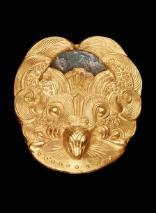 Sleeve-weight in the form of a plaque, Late Eastern Zhou dynasty, poss. modern; or 5-4th cent BCE. Creator: Unknown