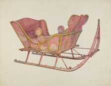 Sleigh, 1935/1942. Creator: Amos C. Brinton