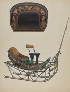 Sleigh, 1935/1942. Creator: David Ramage