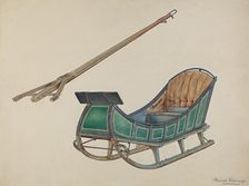 Sleigh, 1935/1942. Creator: David Ramage