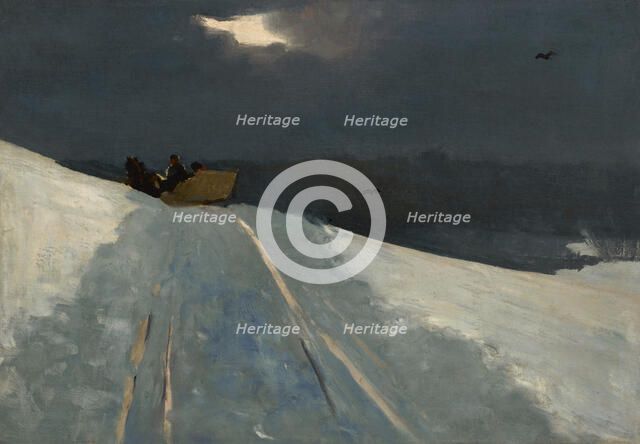Sleigh Ride, c1890-95. Creator: Winslow Homer.