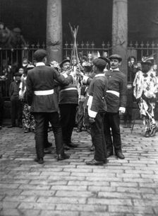 Sleights Sword Dancers, East Side, Whitby, Yorkshire, c1912. Artist: Cecil Sharp