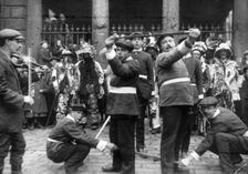 Sleights Sword Dancers, East Side, Whitby, Yorkshire, c1912. Artist: Cecil Sharp