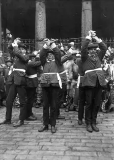 Sleights Sword Dancers, East Side, Whitby, Yorkshire, c1912. Artist: Cecil Sharp