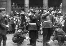 Sleights Sword Dancers, East Side, Whitby, Yorkshire, c1912. Artist: Cecil Sharp