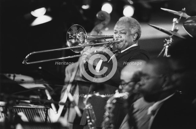 Slide Hampton Big Band, North Sea Jazz Festival, Netherlands, 1993. Creator: Brian Foskett.