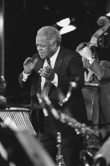 Slide Hampton Big Band, North Sea Jazz Festival, Netherlands, 1993. Creator: Brian Foskett