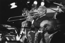 Slide Hampton Big Band, North Sea Jazz Festival, Netherlands, 1993. Creator: Brian Foskett