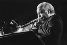 Slide Hampton, Maastricht Jazz Mecca, Netherlands, 1992. Creator: Brian Foskett