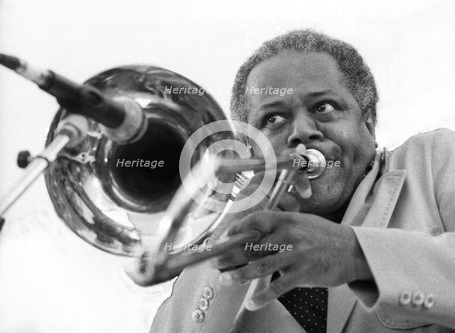 Slide Hampton, Pendley, 1985. Artist: Brian O'Connor.