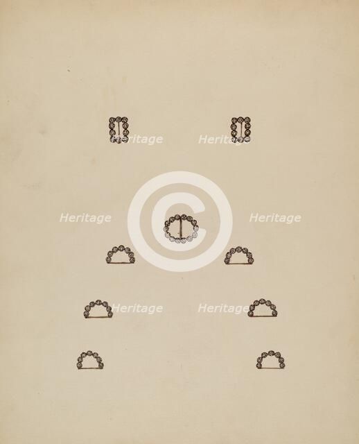 Slides and Buckles, 1935/1942. Creator: Mary Fitzgerald.