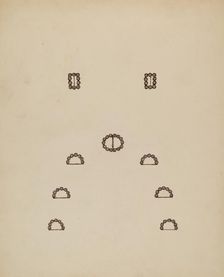 Slides and Buckles, 1935/1942. Creator: Mary Fitzgerald