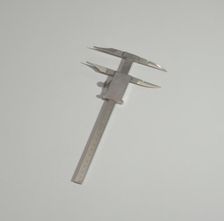 Sliding caliper used by Dr. Montague Cobb, mid 20th century. Creator: Unknown