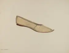 Slipper, 1935/1942. Creator: Daniel Marshack