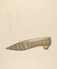 Slipper, 1935/1942. Creator: Dorothy Gernon
