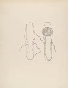 Slipper, 1935/1942. Creator: Irene Lawson