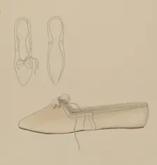 Slipper, 1935/1942. Creator: Nancy Crimi