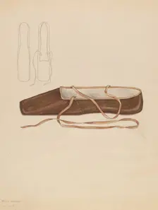 Slipper, c. 1936. Creator: Melita Hofmann