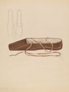 Slipper, c. 1936. Creator: Melita Hofmann