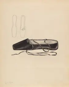 Slipper, c. 1936. Creator: Melita Hofmann