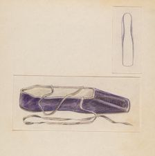 Slipper, c. 1936. Creator: Melita Hofmann