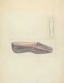 Slipper, c. 1940. Creator: Melita Hofmann