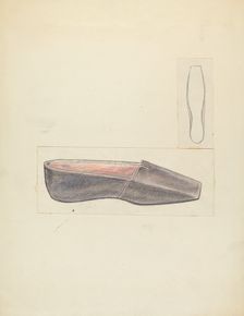 Slipper, c. 1940. Creator: Melita Hofmann