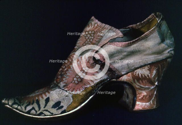 Slipper, England, 1720/30s. Creator: Unknown.