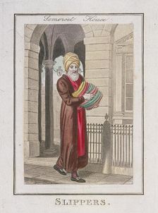 Slippers Cries of London, 1804. Artist: Anon