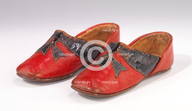Slippers, American, 1850-75. Creator: Unknown.