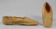 Slippers, American, 1850. Creator: Unknown