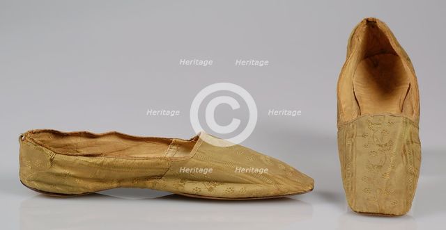 Slippers, American, 1850. Creator: Unknown.