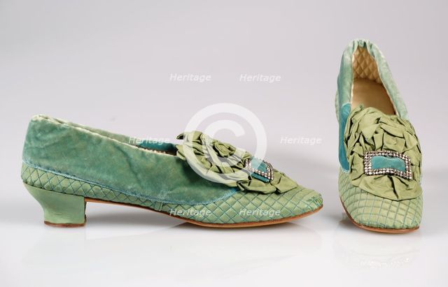 Slippers, American, 1870-75. Creator: Unknown.