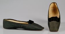 Slippers, American, 1835-50. Creator: Unknown