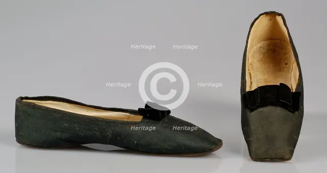 Slippers, American, 1835-50. Creator: Unknown.