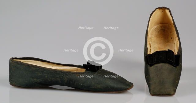 Slippers, American, 1835-50. Creator: Unknown.
