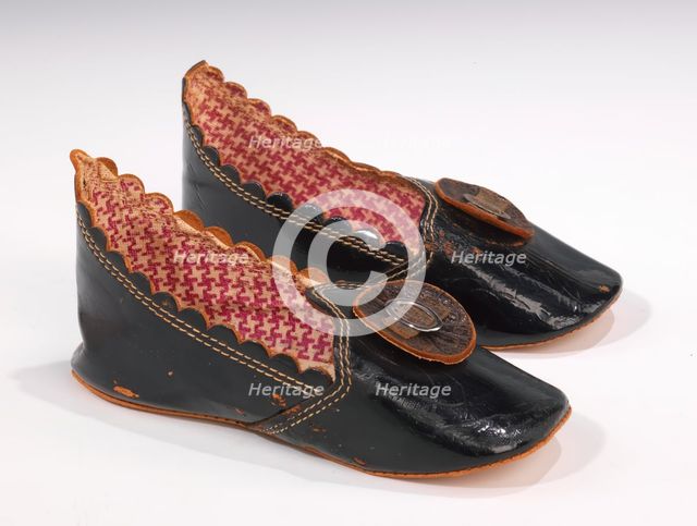 Slippers, American, ca. 1872. Creator: Unknown.