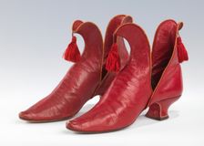 Slippers, American, ca. 1892. Creator: Rosenbloom's