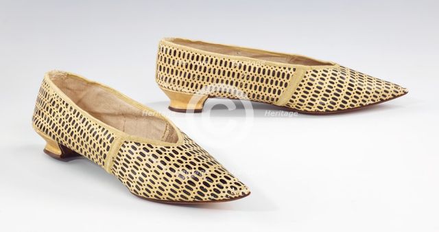 Slippers, British, 1795-1805. Creator: J. Staton.