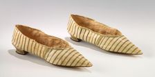 Slippers, British, 1795-1810. Creator: J. Staton