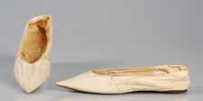 Slippers, British, 1800-1810. Creator: Ealand