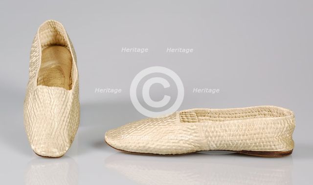 Slippers, British, 1830-49. Creator: Phipps's.