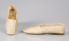 Slippers, British, 1830-49. Creator: Phipps's