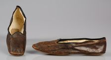 Slippers, British, 1845-65. Creator: Marsh